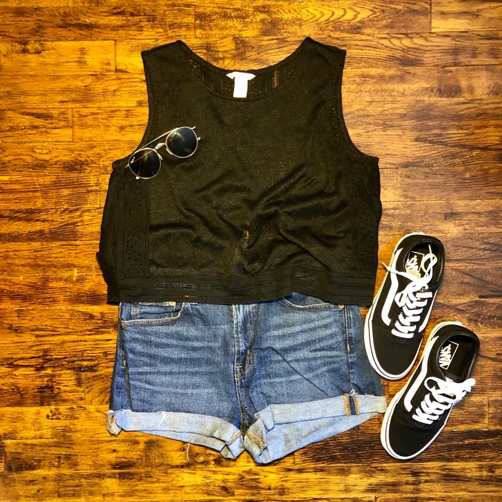 H&M See-Through Lace Top
